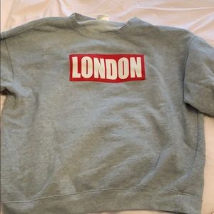crew neck london hoodie
